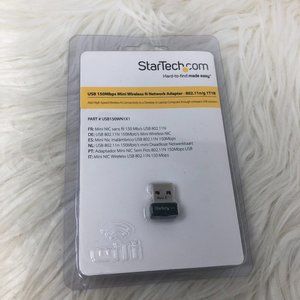 StarTech USB 150Mbps Mini Wireless N Network Adapter 802.11ng 1T1R